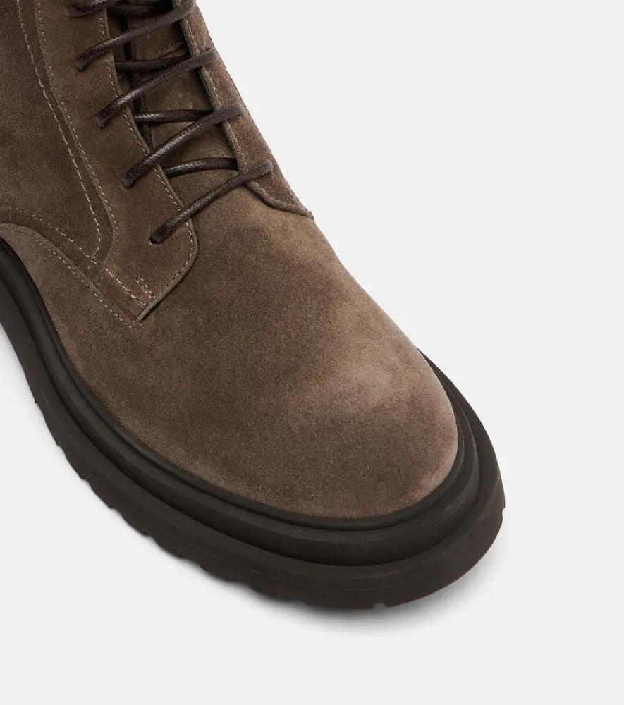 Brunello Cucinelli Monili suede lace-up boots | Thumbnail 2