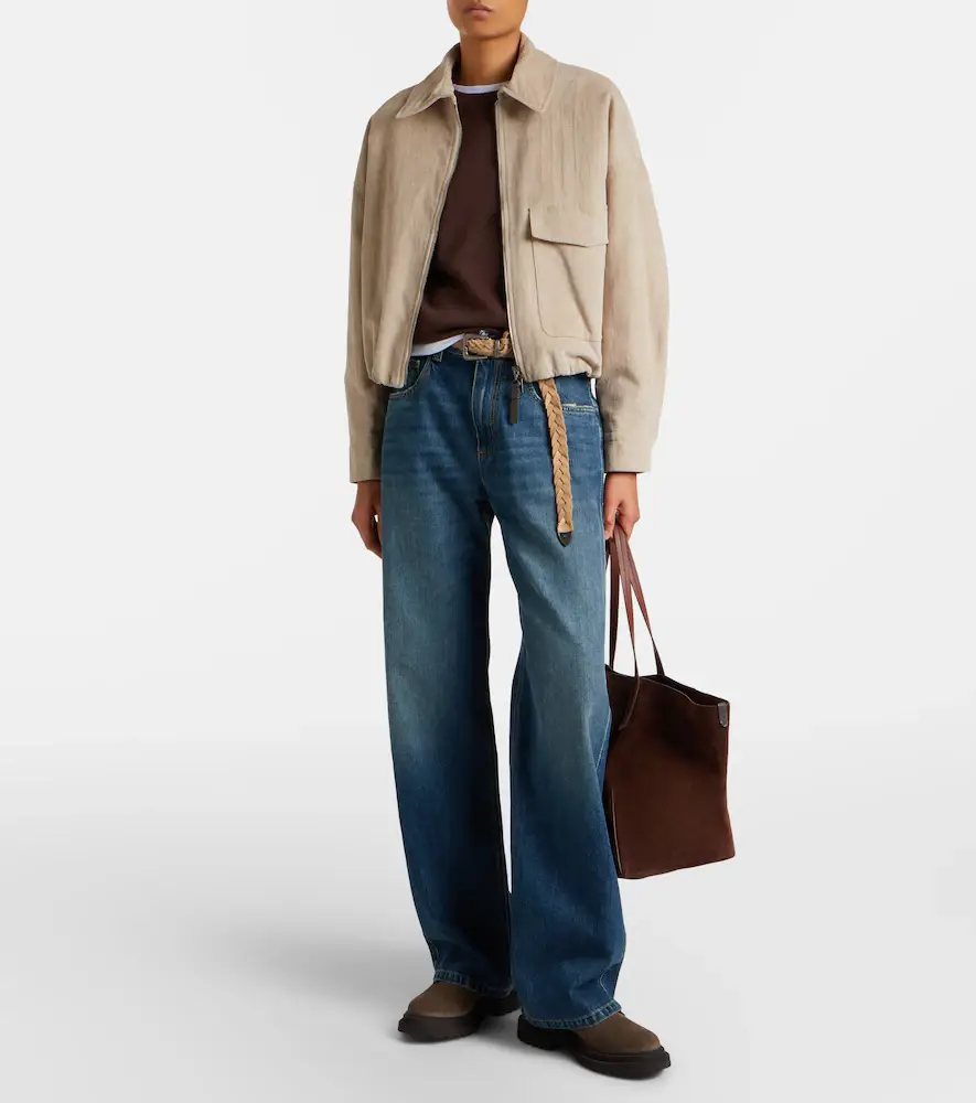 Brunello Cucinelli Monili suede lace-up boots | Thumbnail 6