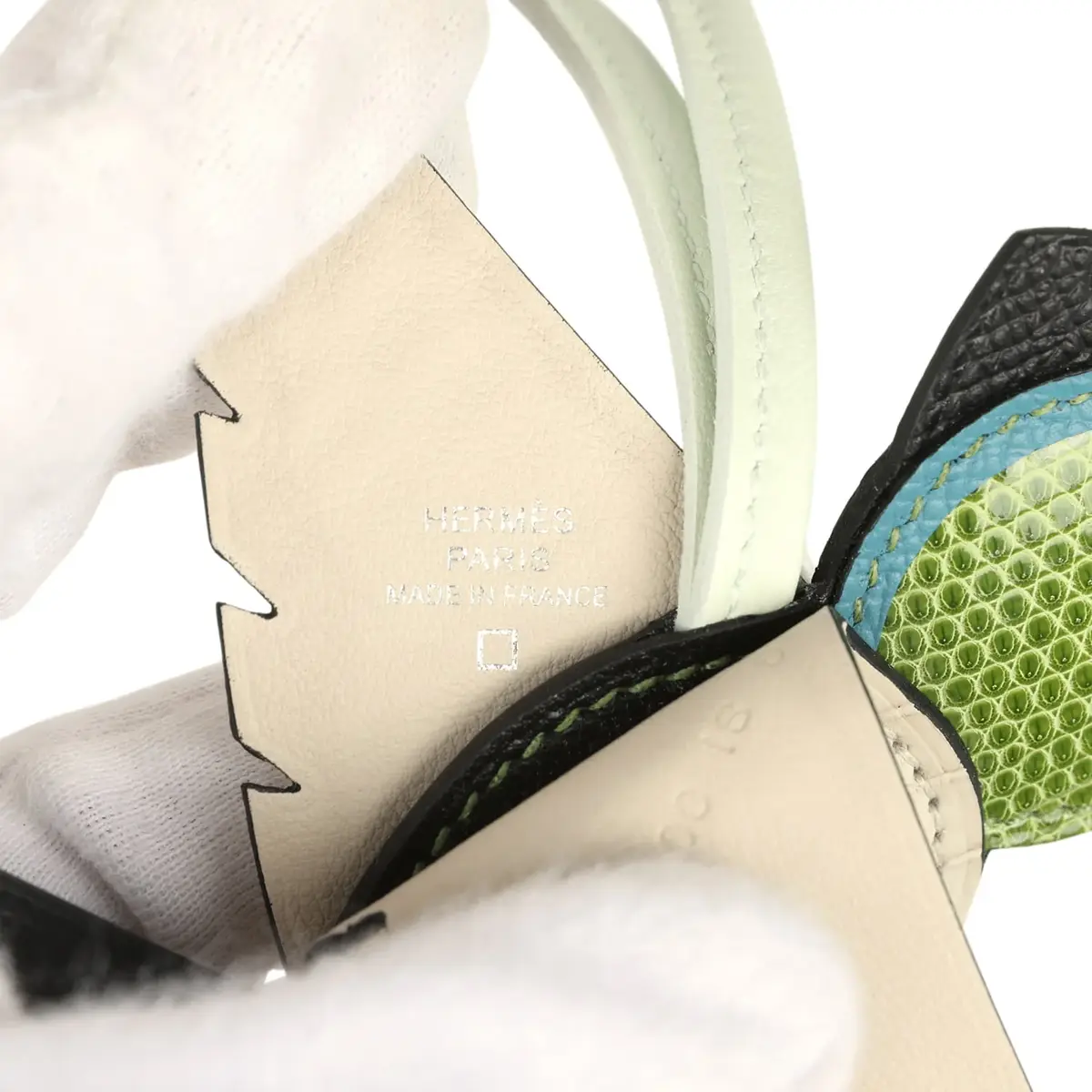 HERMÈS Hermes Birdy Charm Beton, Black, Pelouse, Blue Jean, Vert Fizz Matte Alligator Mississippiensis, Chevre Mysore, Shiny Lizard Niloticus, Epsom, Milo Lambskin Palladium Hardware | Thumbnail 3 HERMÈS Hermes Birdy Charm Beton, Black, Pelouse, Blue Jean, Vert Fizz Matte Alligator Mississippiensis, Chevre Mysore, Shiny Lizard Niloticus, Epsom, Milo Lambskin Palladium Hardware | Thumbnail 3