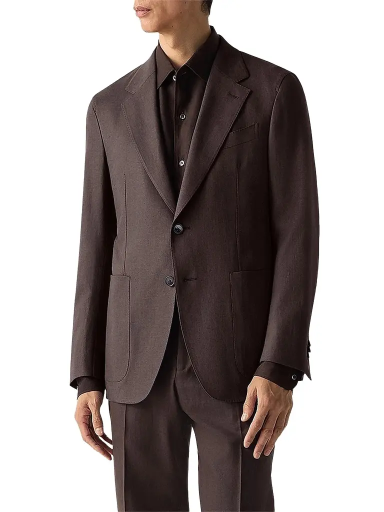 Zegna Men's Oasi Lino Jacket | Image 1 Zegna Men's Oasi Lino Jacket | Image 1