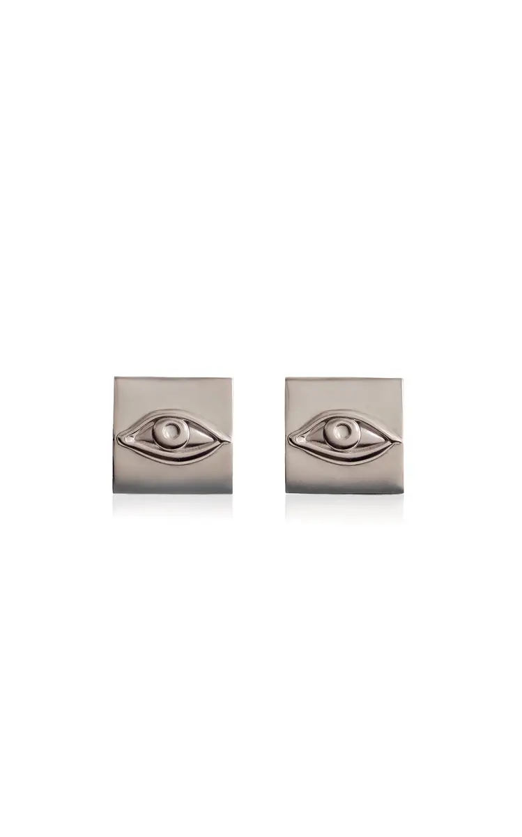 Louis Abel Mid Square Eye Earrings | Image 1 Louis Abel Mid Square Eye Earrings | Image 1