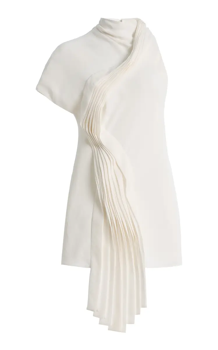 Tove Yareli Pleat-Detailed Crepe Top | Thumbnail 7 Tove Yareli Pleat-Detailed Crepe Top | Thumbnail 7