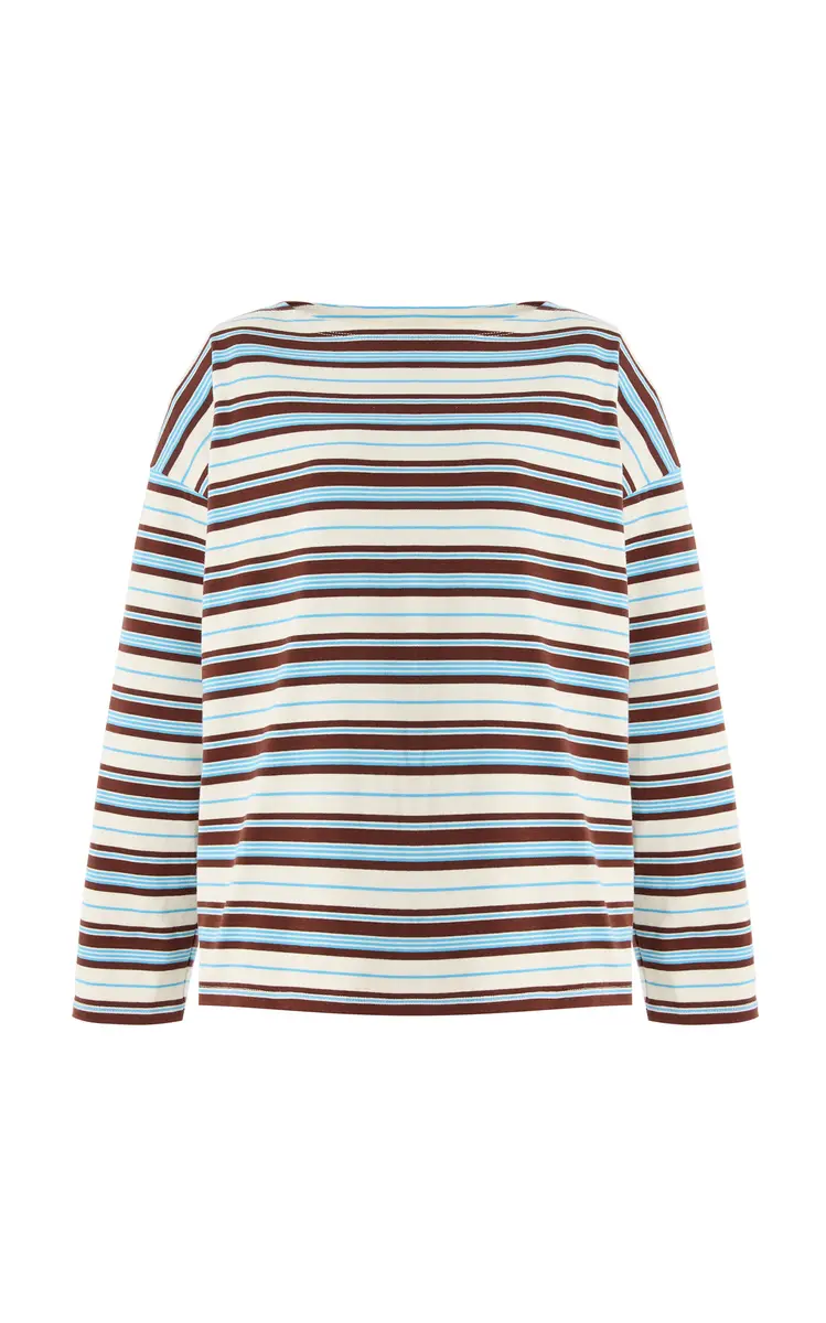 Posse Nadine Striped Cotton Top | Image 1 Posse Nadine Striped Cotton Top | Image 1