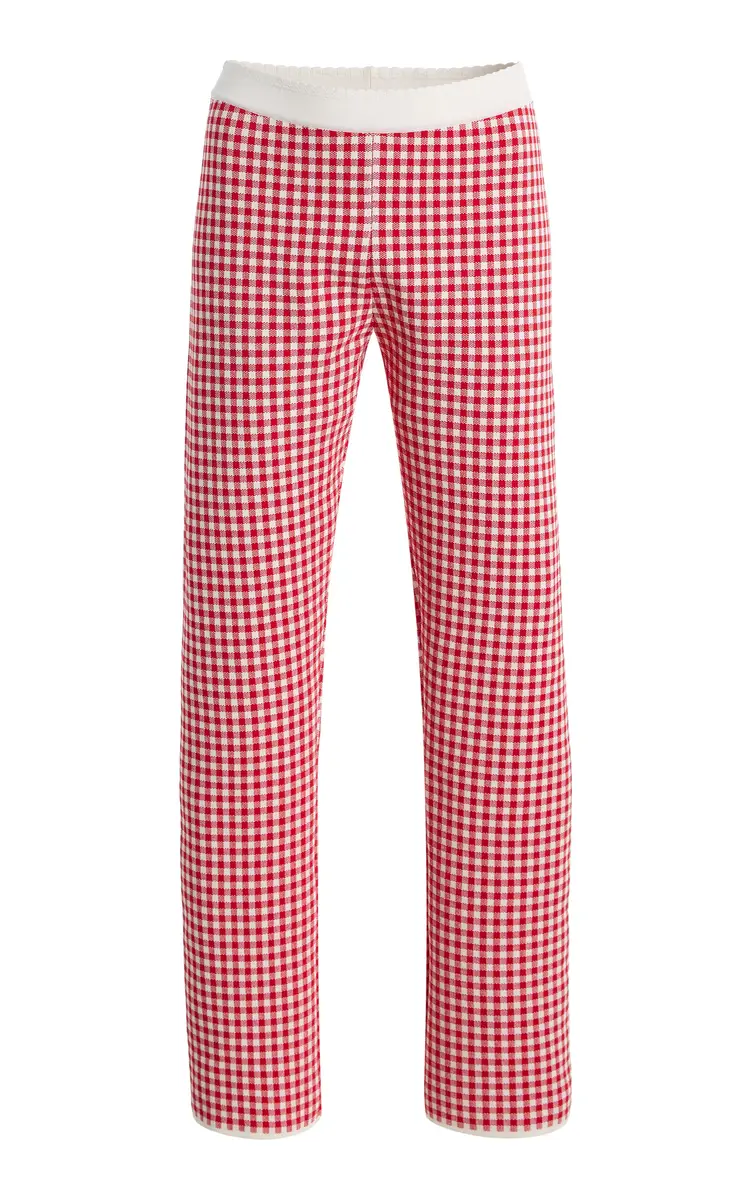 Posse Micah Gingham Knit Pants | Thumbnail 3 Posse Micah Gingham Knit Pants | Thumbnail 3