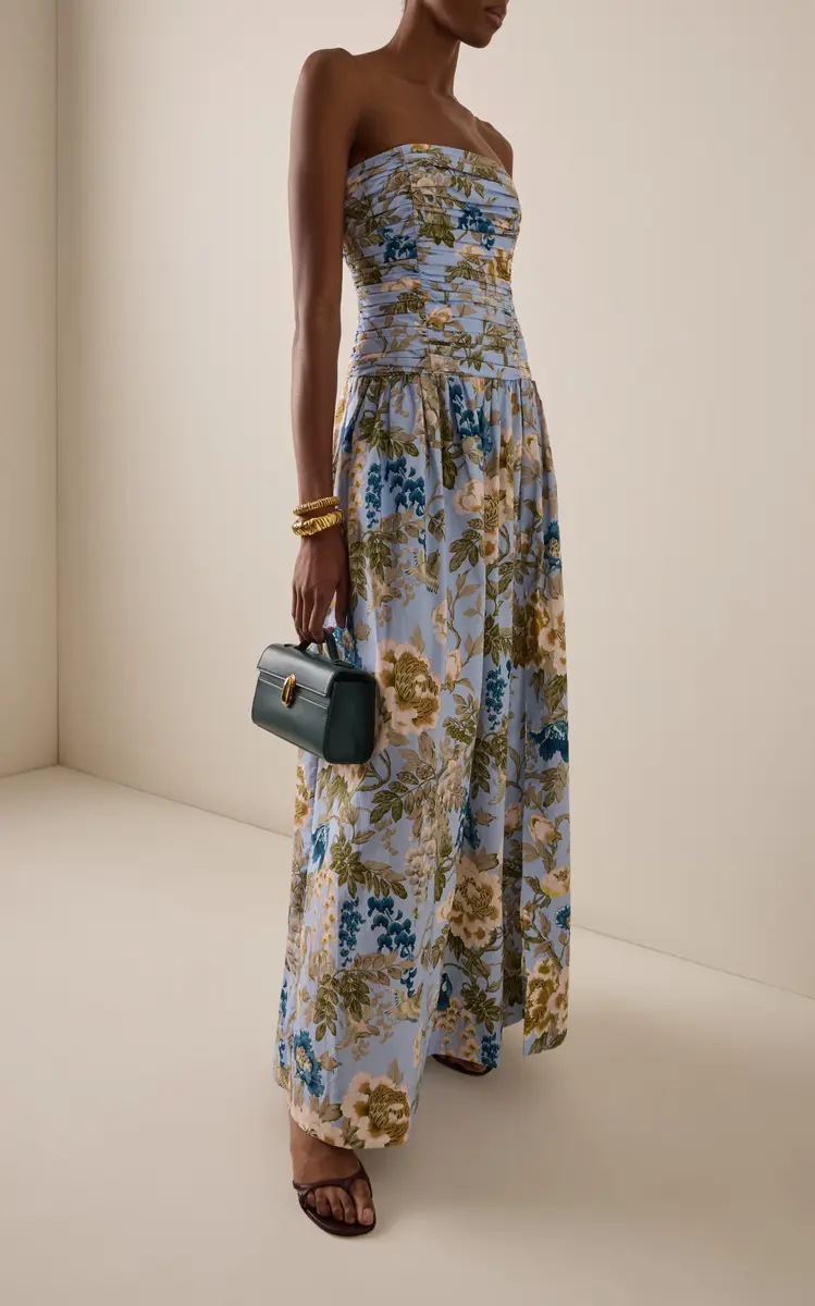 Cara Cara Montreal Floral Cotton Gown | Thumbnail 2 Cara Cara Montreal Floral Cotton Gown | Thumbnail 2