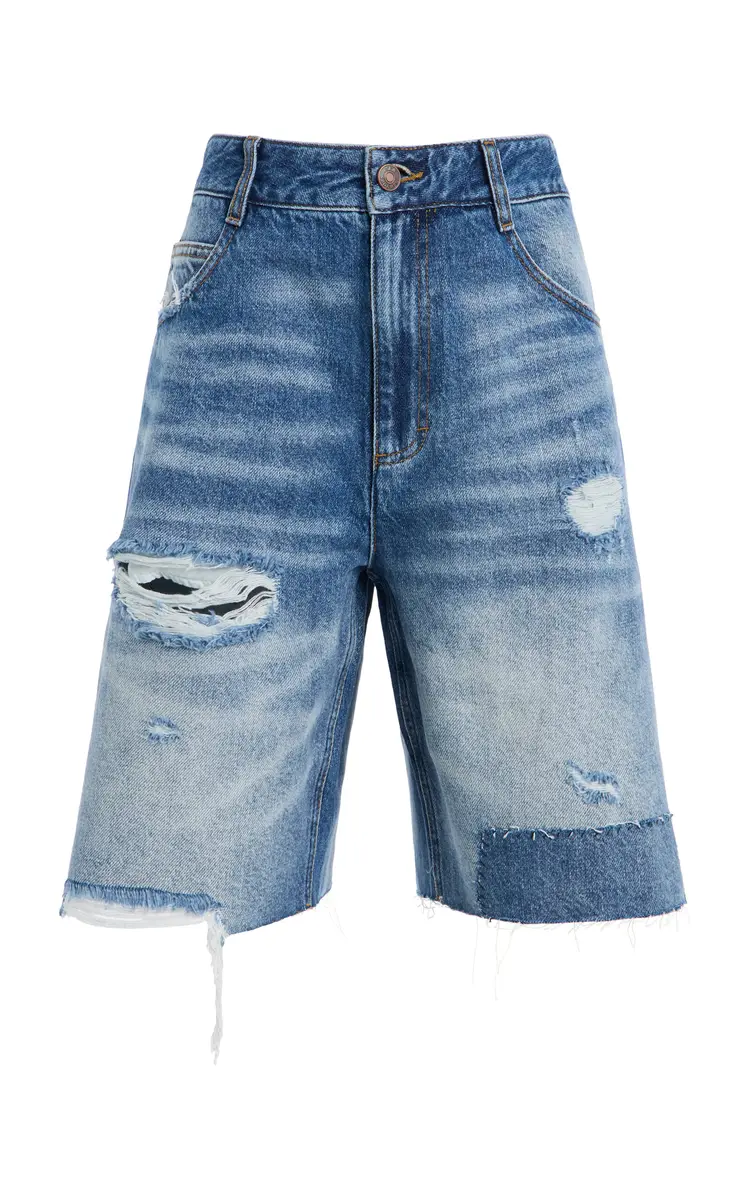 Sea Milene Denim Knee-Length Shorts | Thumbnail 17 Sea Milene Denim Knee-Length Shorts | Thumbnail 17