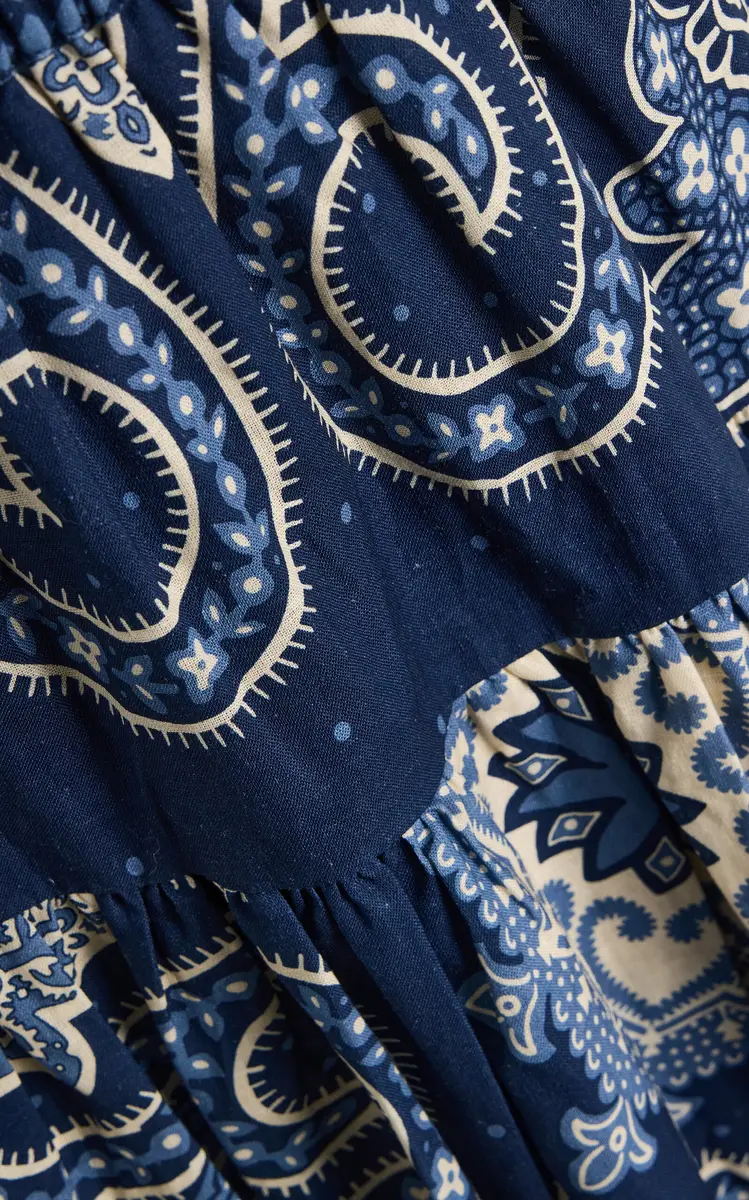 Sea Emelina Printed Linen-Cotton Midi Skirt | Thumbnail 5 Sea Emelina Printed Linen-Cotton Midi Skirt | Thumbnail 5