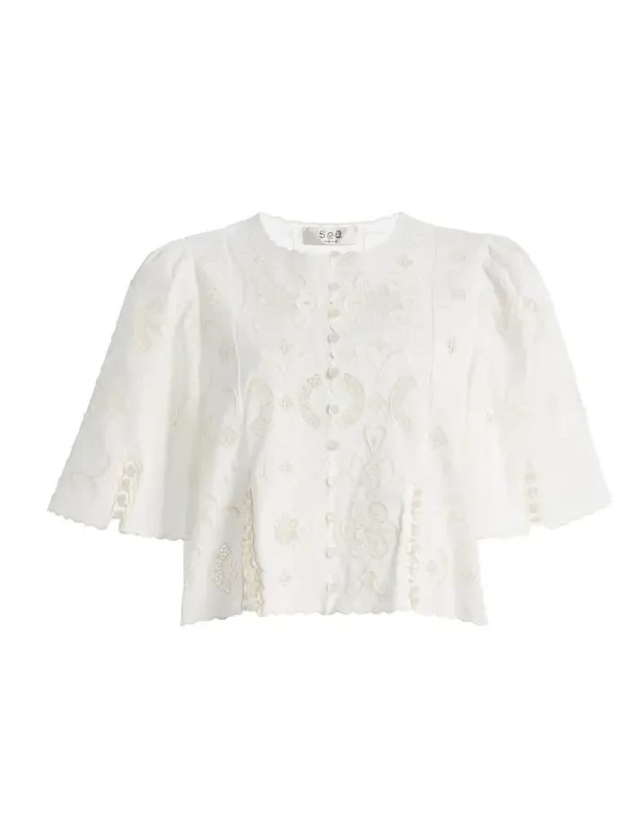 Gardener Embroidered Top Gardener Embroidered Top
