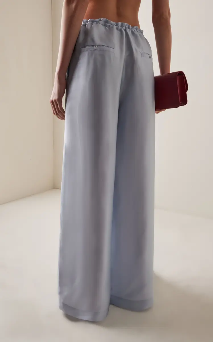 Kallmeyer Exclusive Wesley Drawstring Crepe Wide-Leg Pants | Thumbnail 4 Kallmeyer Exclusive Wesley Drawstring Crepe Wide-Leg Pants | Thumbnail 4