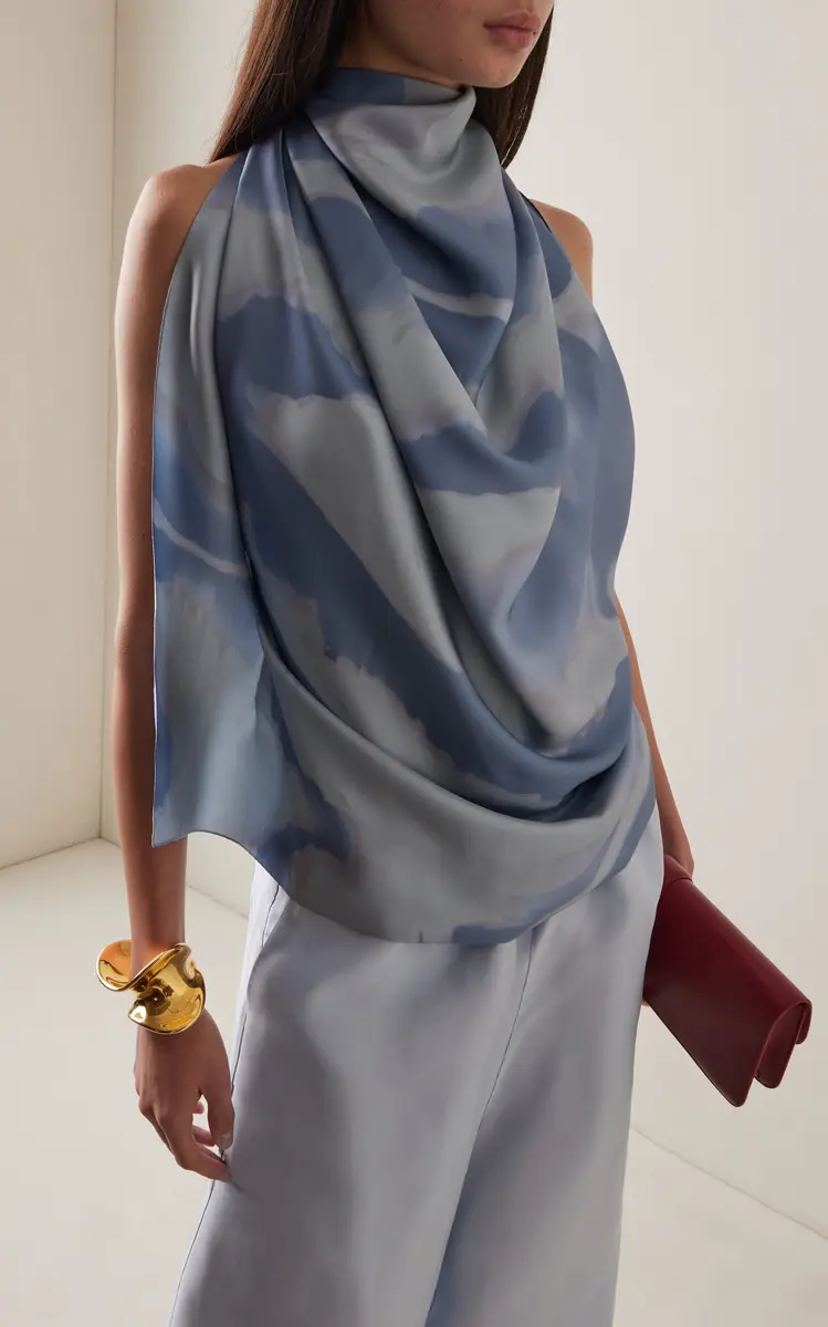 Kallmeyer Exclusive Silk Scarf Top | Thumbnail 2 Kallmeyer Exclusive Silk Scarf Top | Thumbnail 2