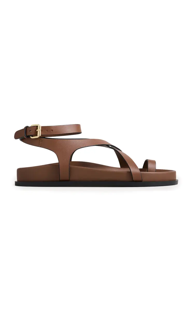 A Emery Jalen Slim Leather Sandals | Image 1 A Emery Jalen Slim Leather Sandals | Image 1
