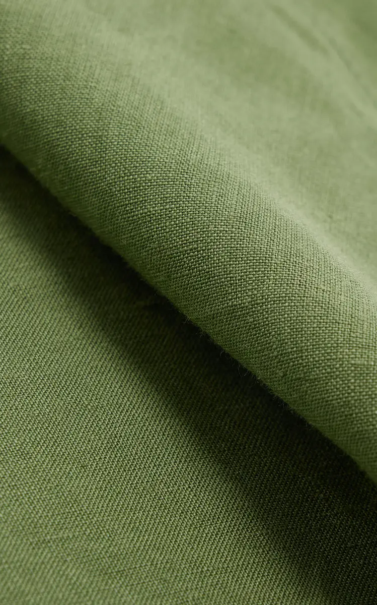 Moda Domus Set-of-Four Round Linen Placemats - Green | Thumbnail 3
