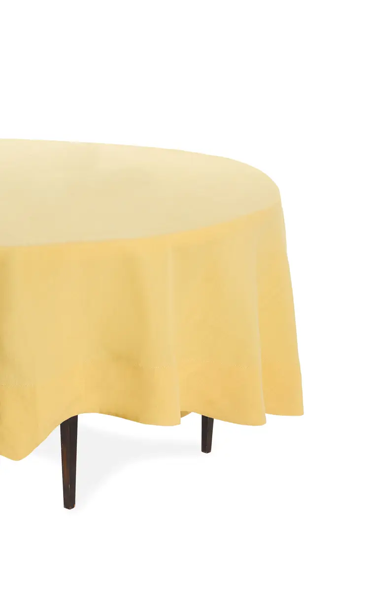Moda Domus Round Linen Tablecloth - Yellow | Thumbnail 8 Moda Domus Round Linen Tablecloth - Yellow | Thumbnail 8