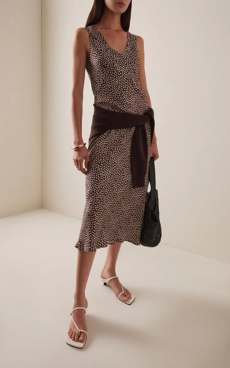 ASCENO The Provence Silk Maxi Dress | Thumbnail 2 ASCENO The Provence Silk Maxi Dress | Thumbnail 2