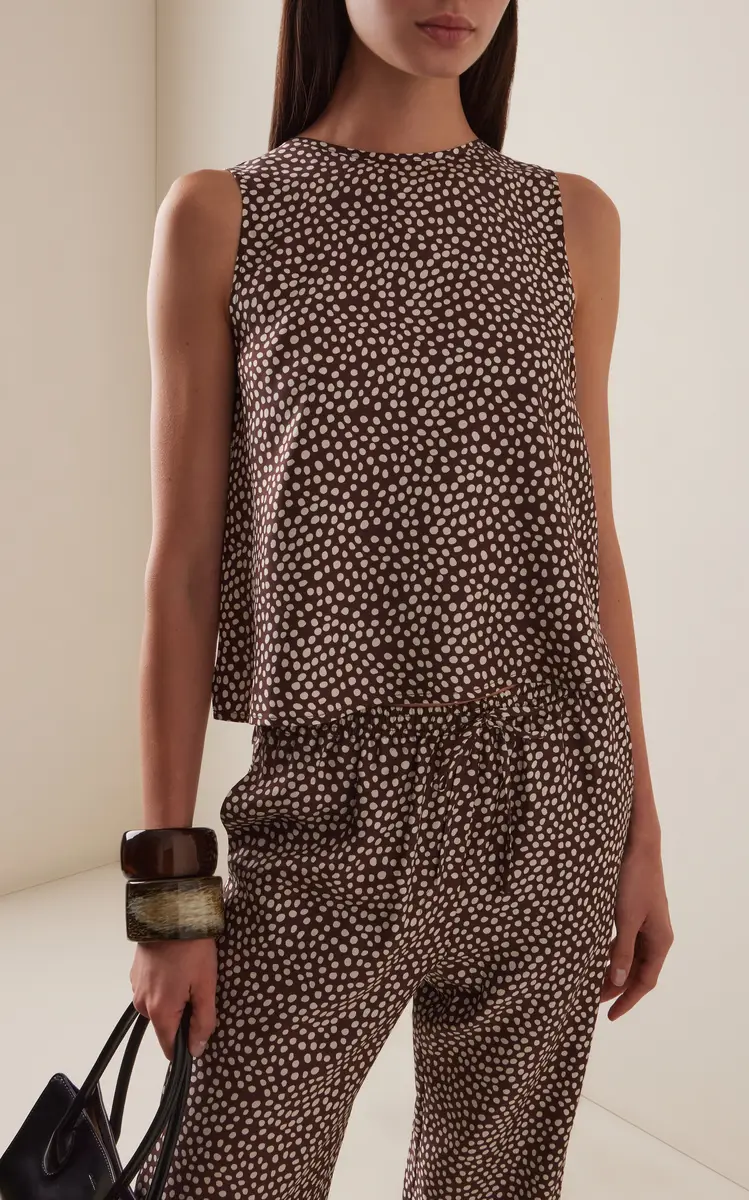 ASCENO The Sofia Silk Top | Thumbnail 2 ASCENO The Sofia Silk Top | Thumbnail 2