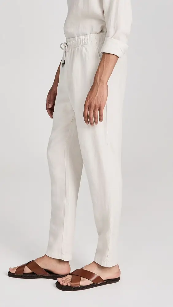 Onia Onia Air Linen Pull-On Pants | Thumbnail 3