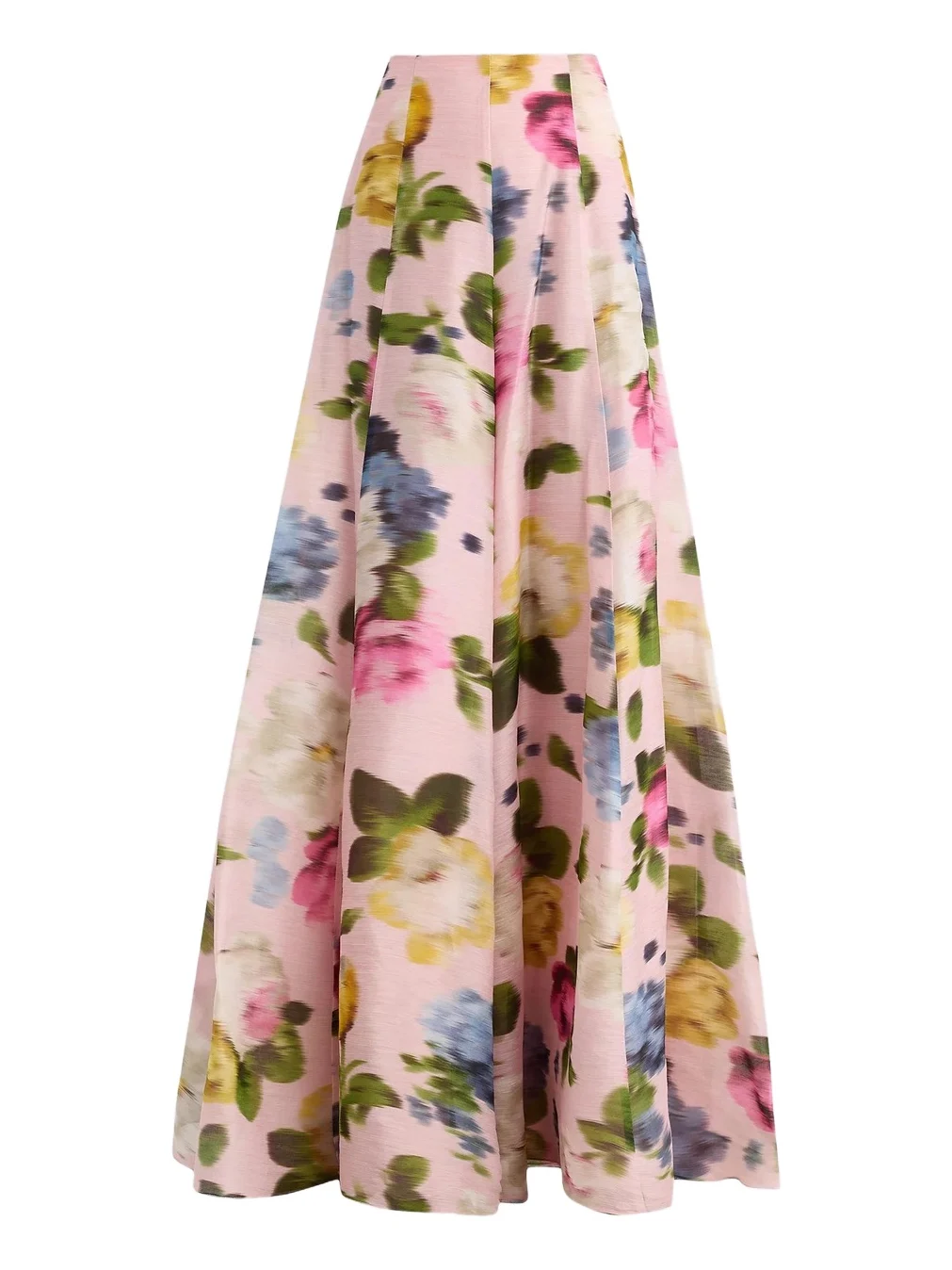 Women's Iris Blurred Floral Linen-Silk Pants