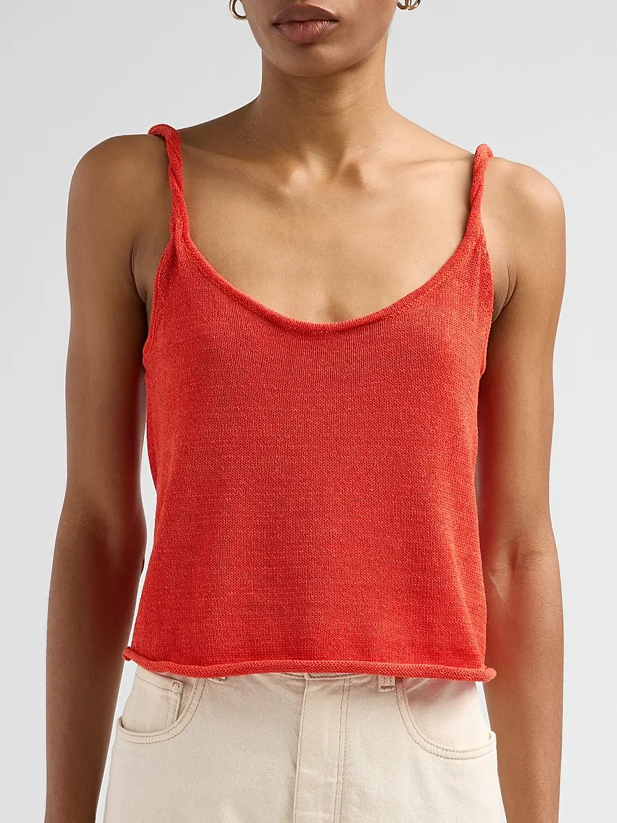 SEROYA Women's Aimee Linen-Cotton Tank | Thumbnail 5