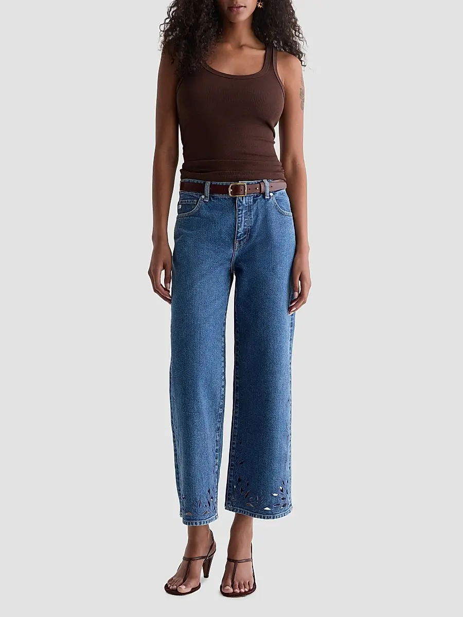 AG Jeans Women's Saige Wide-Leg Crop Jeans | Thumbnail 2 AG Jeans Women's Saige Wide-Leg Crop Jeans | Thumbnail 2