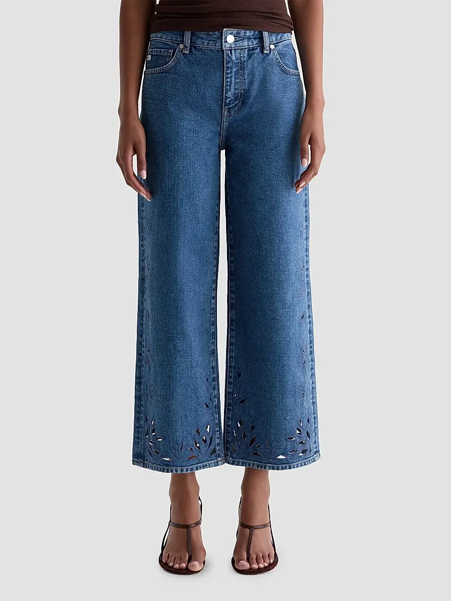 AG Jeans Women's Saige Wide-Leg Crop Jeans | Thumbnail 4 AG Jeans Women's Saige Wide-Leg Crop Jeans | Thumbnail 4