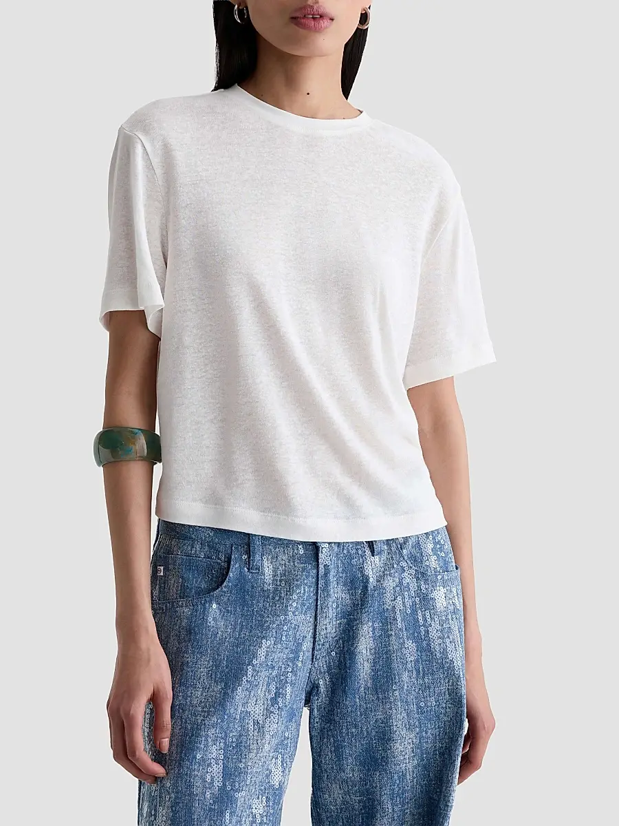 AG Jeans Women's Charli Crewneck T-Shirt | Thumbnail 4 AG Jeans Women's Charli Crewneck T-Shirt | Thumbnail 4