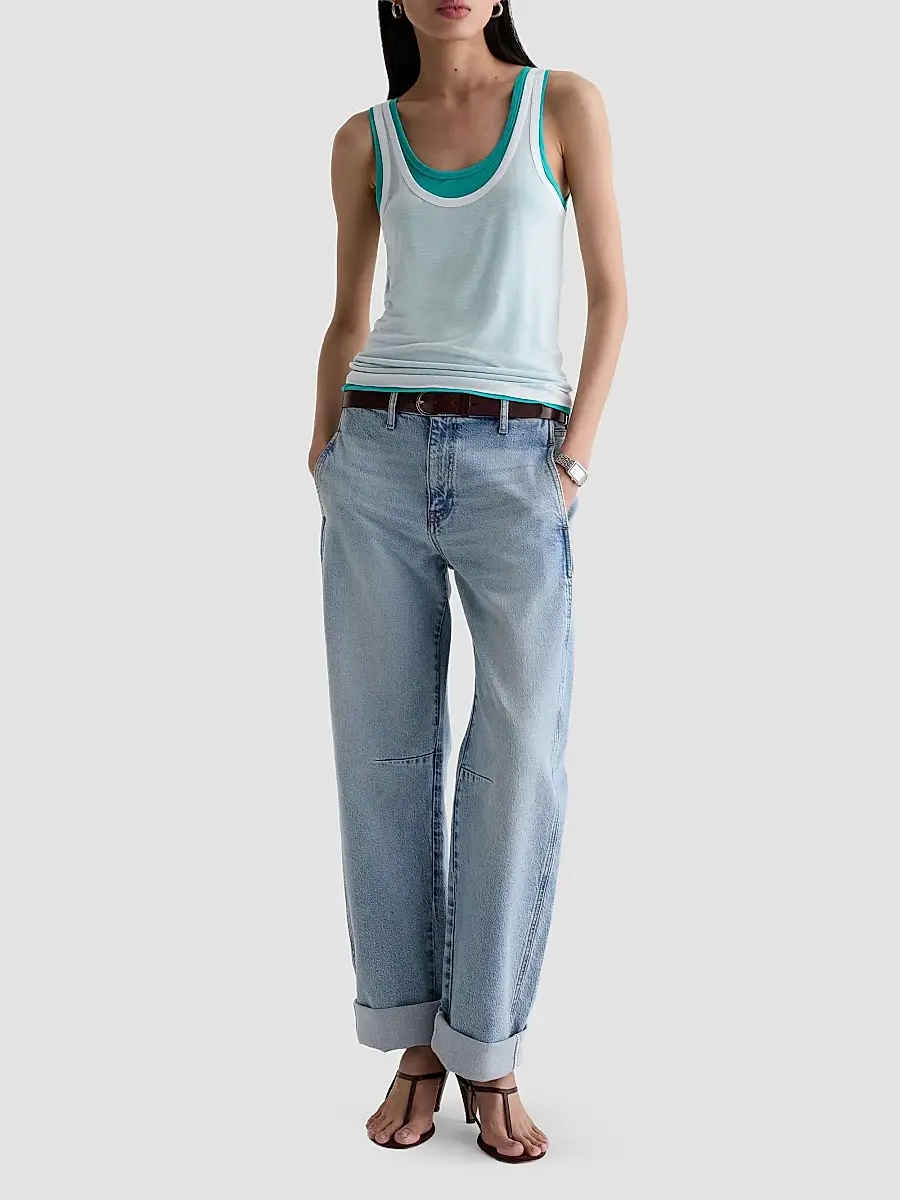 AG Jeans Women's Mercer Barrel-Leg Jeans | Thumbnail 2