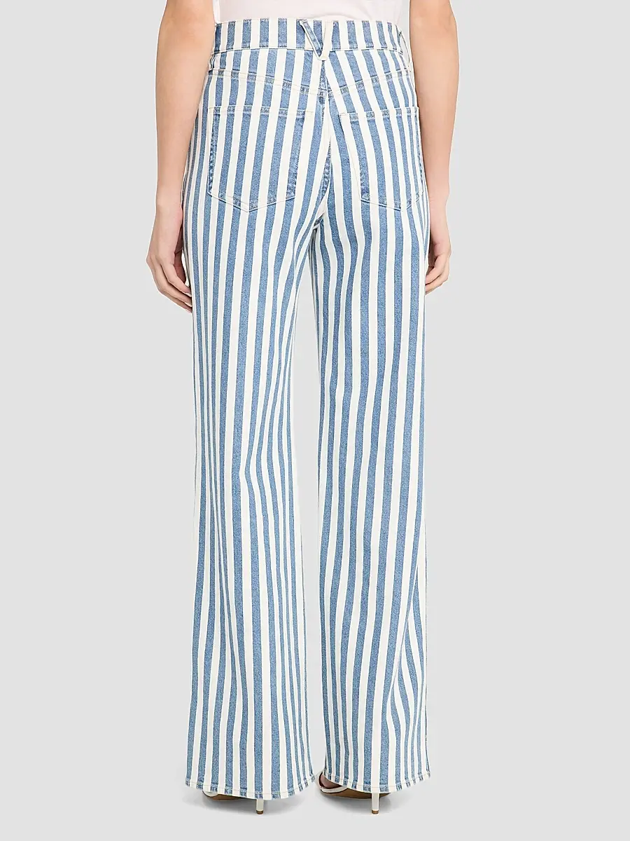 Veronica Beard Women's Taylor High-Rise Striped Jeans | Thumbnail 3 Veronica Beard Women's Taylor High-Rise Striped Jeans | Thumbnail 3