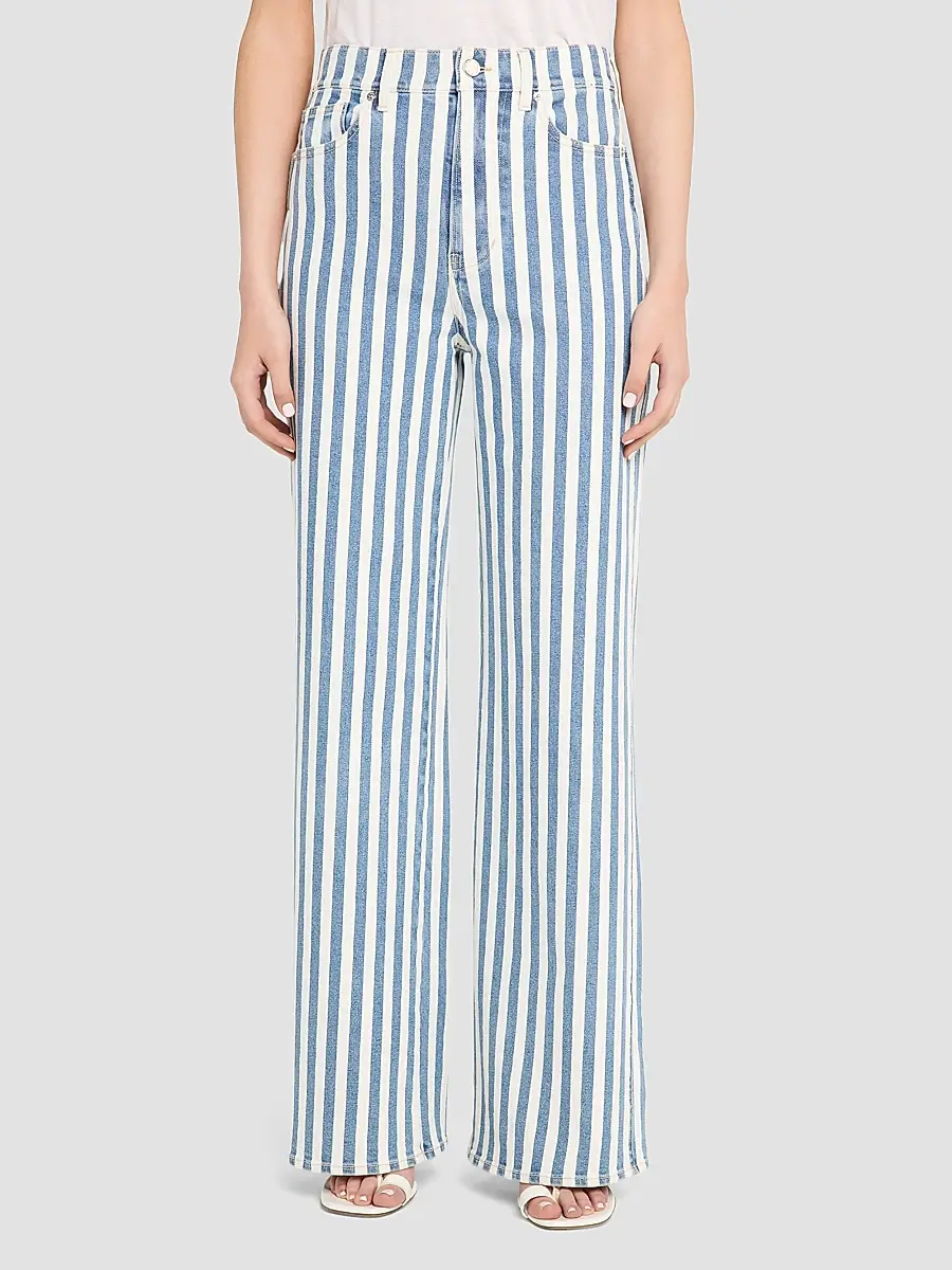 Veronica Beard Women's Taylor High-Rise Striped Jeans | Thumbnail 4 Veronica Beard Women's Taylor High-Rise Striped Jeans | Thumbnail 4