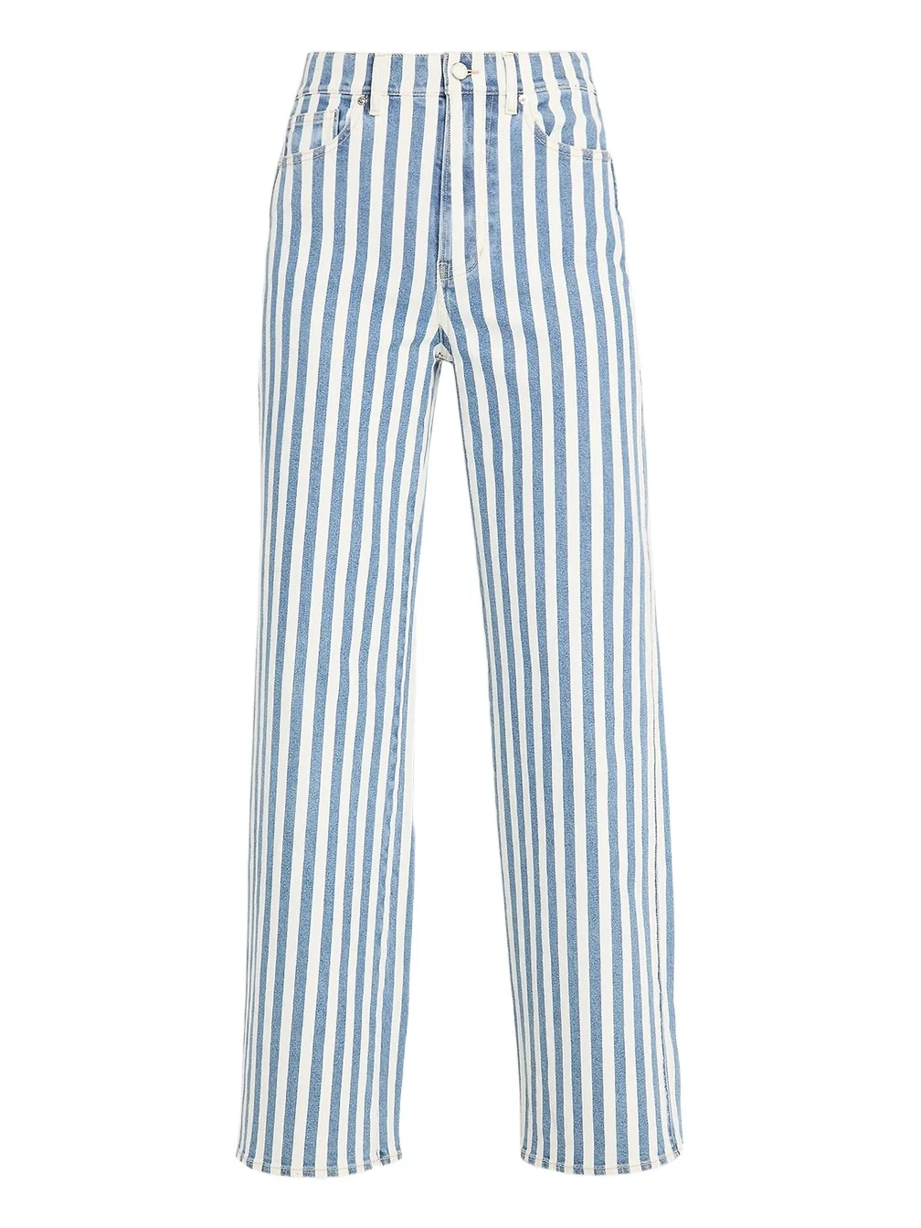 Veronica Beard Women's Taylor High-Rise Striped Jeans