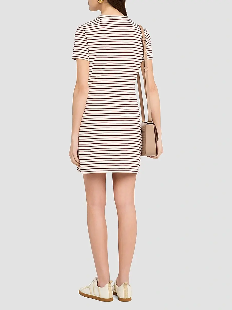 Veronica Beard Women's Elvaris T-Shirt Mini Dress | Thumbnail 3 Veronica Beard Women's Elvaris T-Shirt Mini Dress | Thumbnail 3