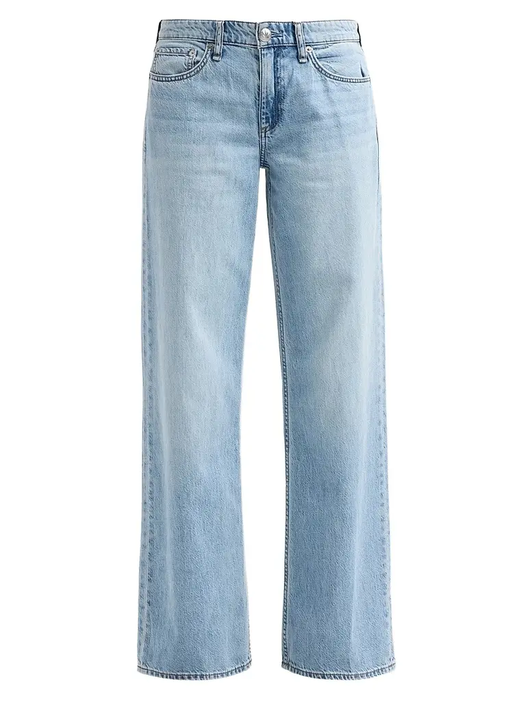 rag & bone Women's Cam Featherweight Straight-Leg Jeans - Moon - Size 32 | Image 1 rag & bone Women's Cam Featherweight Straight-Leg Jeans - Moon - Size 32 | Image 1