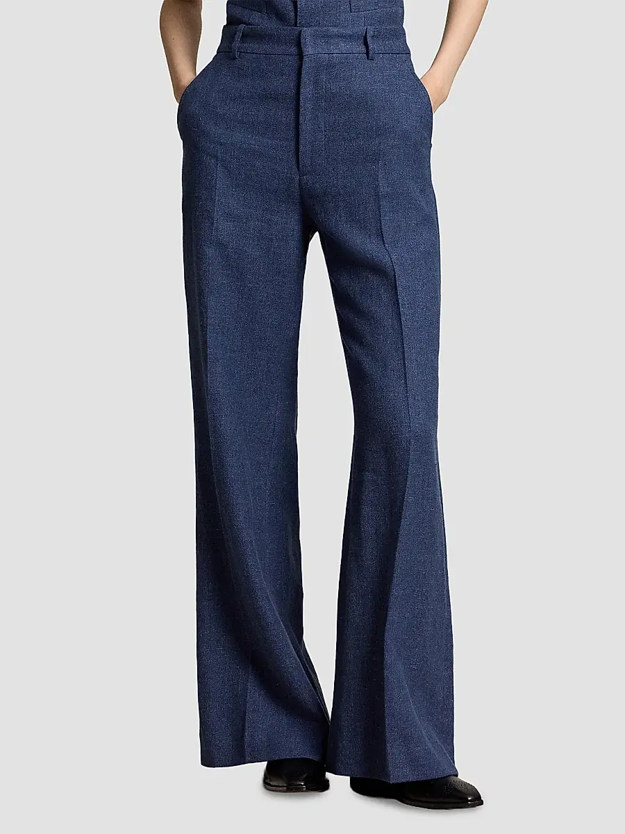 Polo Ralph Lauren Women's Beaton Linen-Cotton Pants | Thumbnail 4 Polo Ralph Lauren Women's Beaton Linen-Cotton Pants | Thumbnail 4
