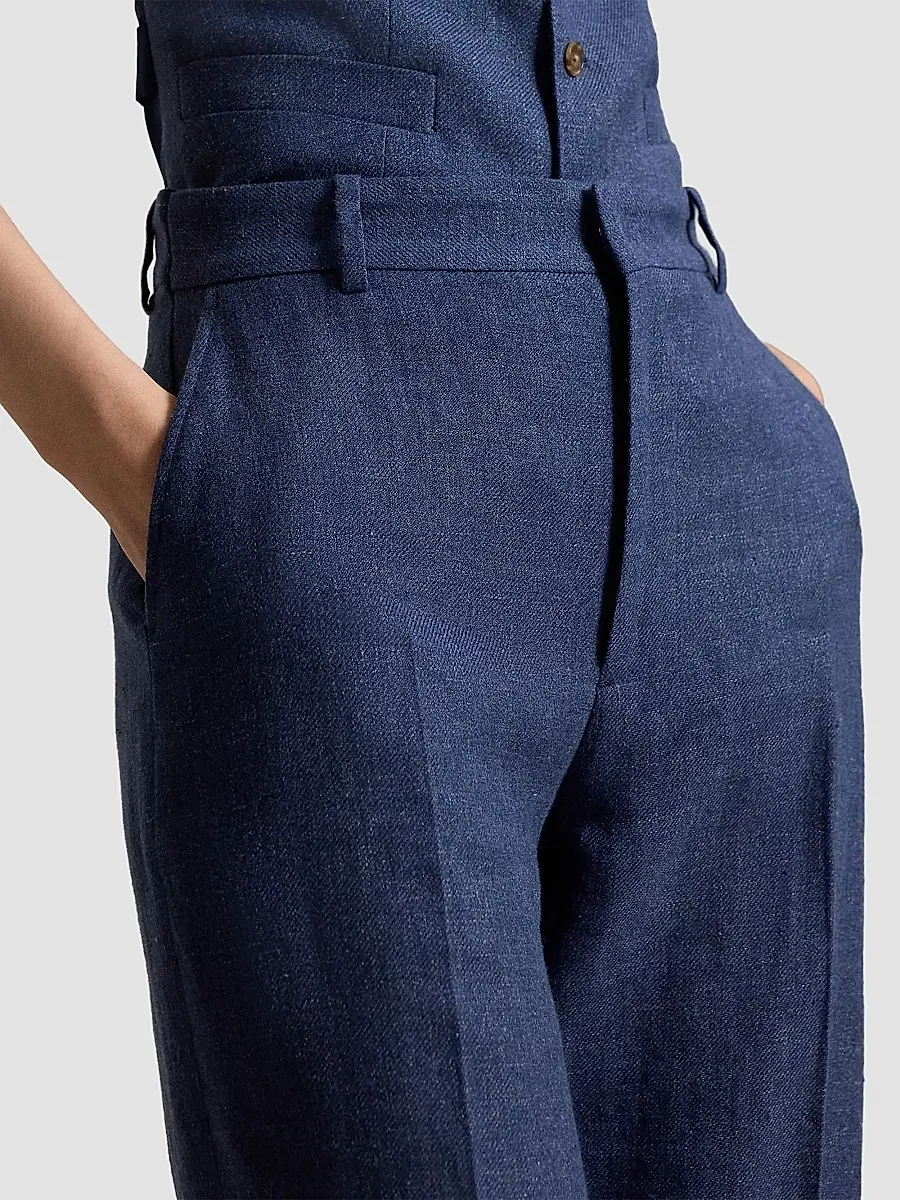 Polo Ralph Lauren Women's Beaton Linen-Cotton Pants | Thumbnail 5 Polo Ralph Lauren Women's Beaton Linen-Cotton Pants | Thumbnail 5