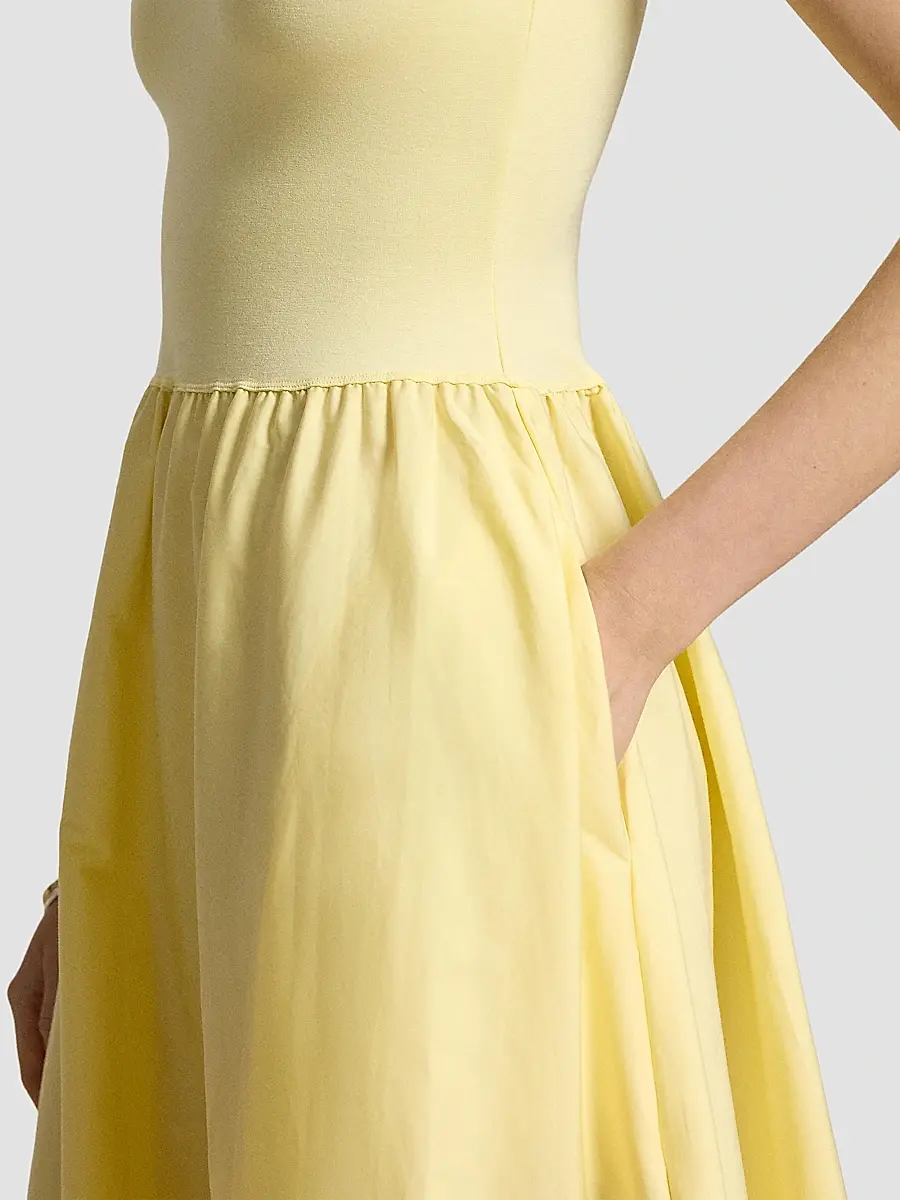Polo Ralph Lauren Women's Ponte-Bodice Sleeveless Midi Dress | Thumbnail 5 Polo Ralph Lauren Women's Ponte-Bodice Sleeveless Midi Dress | Thumbnail 5