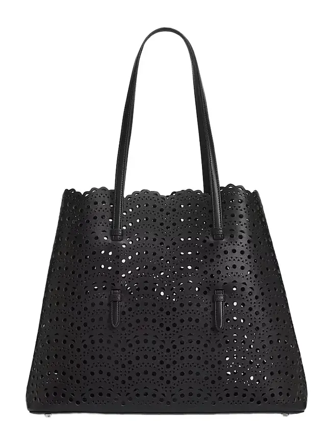 Women's Mina Large Eyelet Leather Tote Bag Women's Mina Large Eyelet Leather Tote Bag