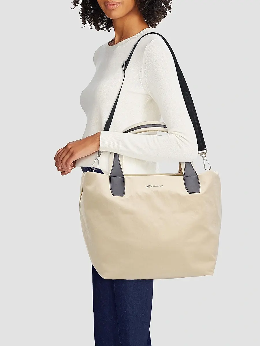 Vee Collective Women's Essence Medium Contrast-Lined Tote Bag | Thumbnail 2 Vee Collective Women's Essence Medium Contrast-Lined Tote Bag | Thumbnail 2
