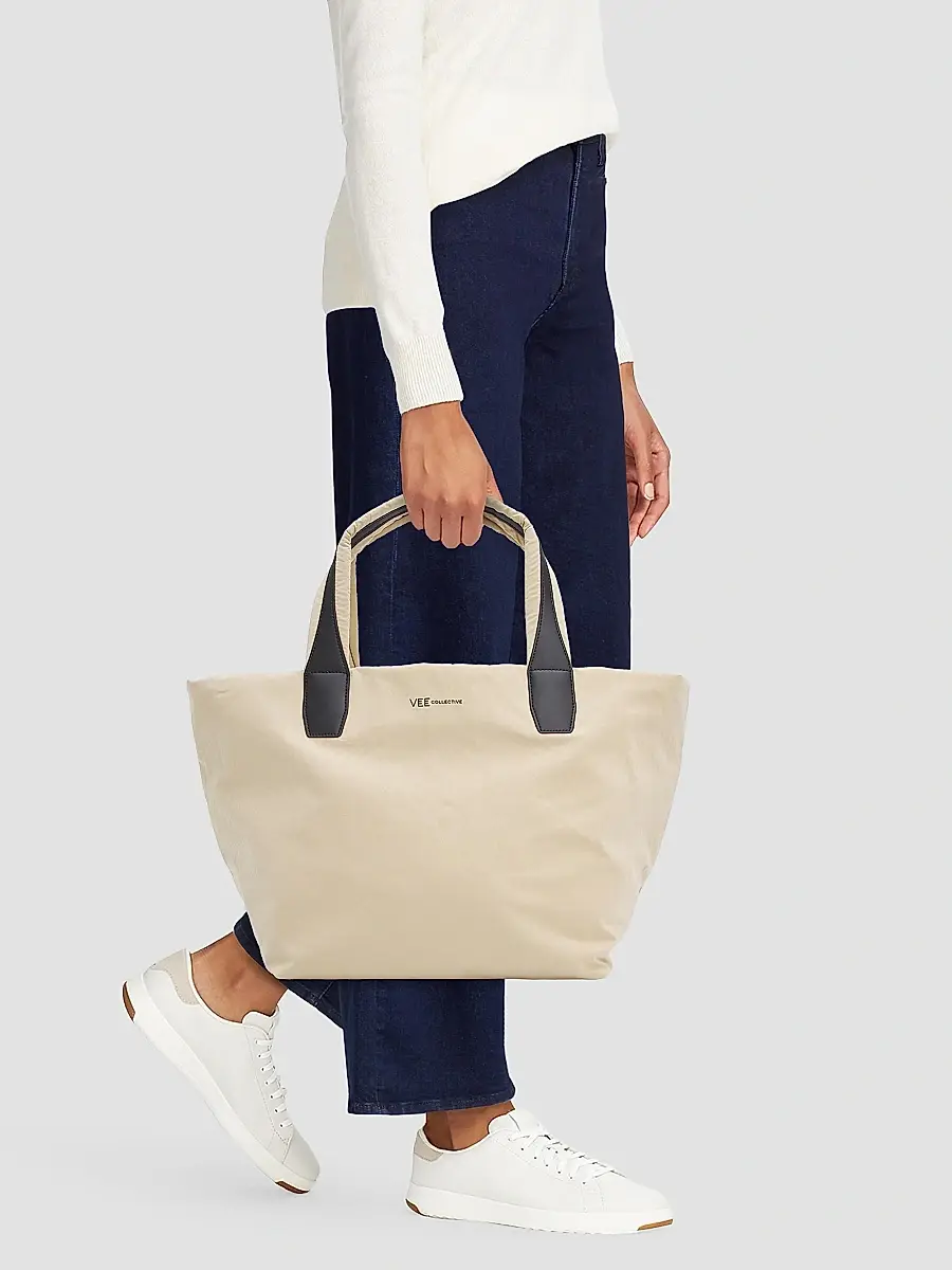 Vee Collective Women's Essence Medium Contrast-Lined Tote Bag | Thumbnail 3 Vee Collective Women's Essence Medium Contrast-Lined Tote Bag | Thumbnail 3