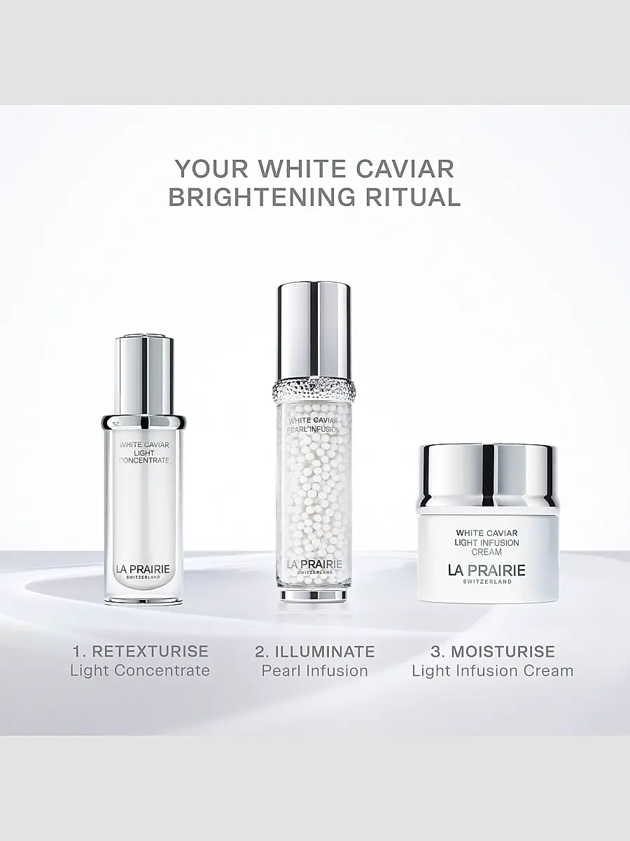 La Prairie White Caviar 3-Piece Brightening Gems Ritual | Thumbnail 5 La Prairie White Caviar 3-Piece Brightening Gems Ritual | Thumbnail 5