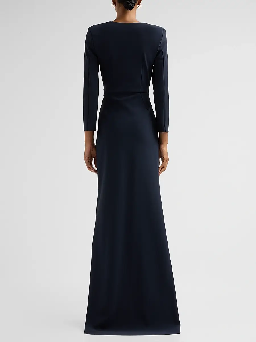 Chiara Boni La Petite Robe Women's Wiesa Gathered Gown | Thumbnail 3 Chiara Boni La Petite Robe Women's Wiesa Gathered Gown | Thumbnail 3