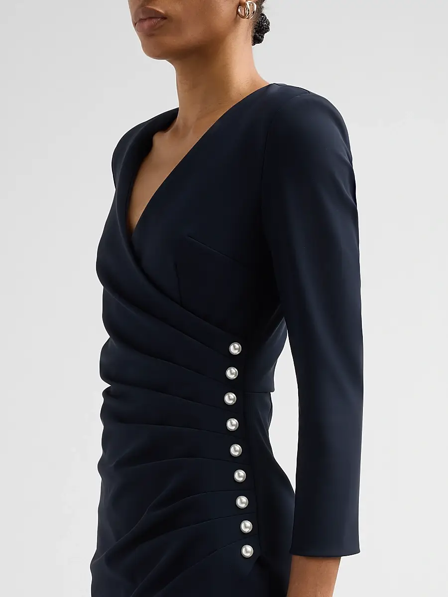 Chiara Boni La Petite Robe Women's Wiesa Gathered Gown | Thumbnail 5 Chiara Boni La Petite Robe Women's Wiesa Gathered Gown | Thumbnail 5