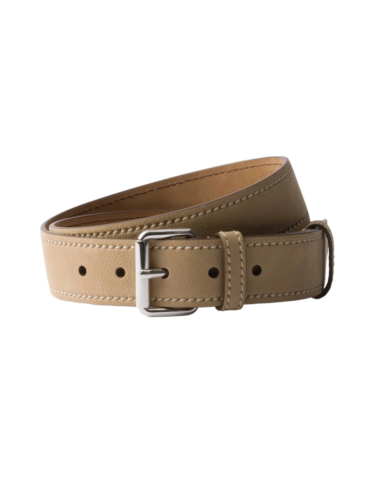 Prada Men's Nubuck Leather Belt