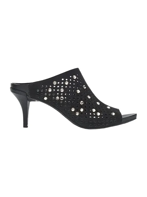 Women's Waldina Embellished 75MM Suede Mules Women's Waldina Embellished 75MM Suede Mules
