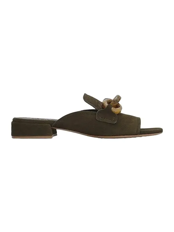 Women's Enna Chain Link Suede Mules