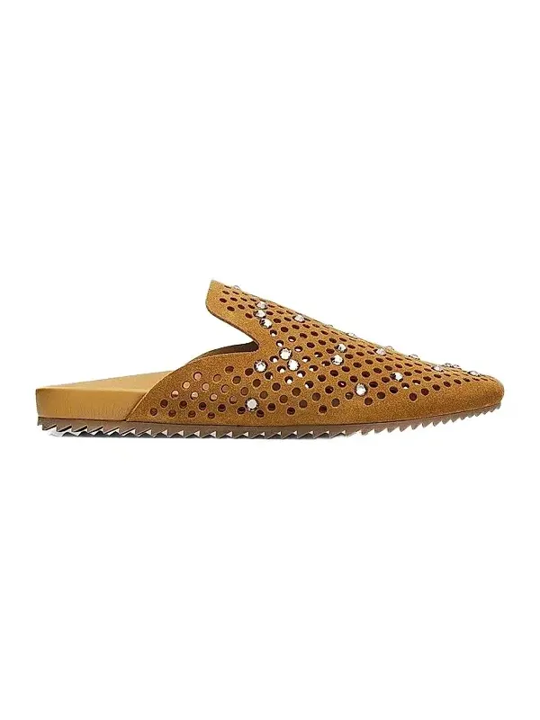 Women's Braidy Crystal & Mesh Suede Mules Women's Braidy Crystal & Mesh Suede Mules