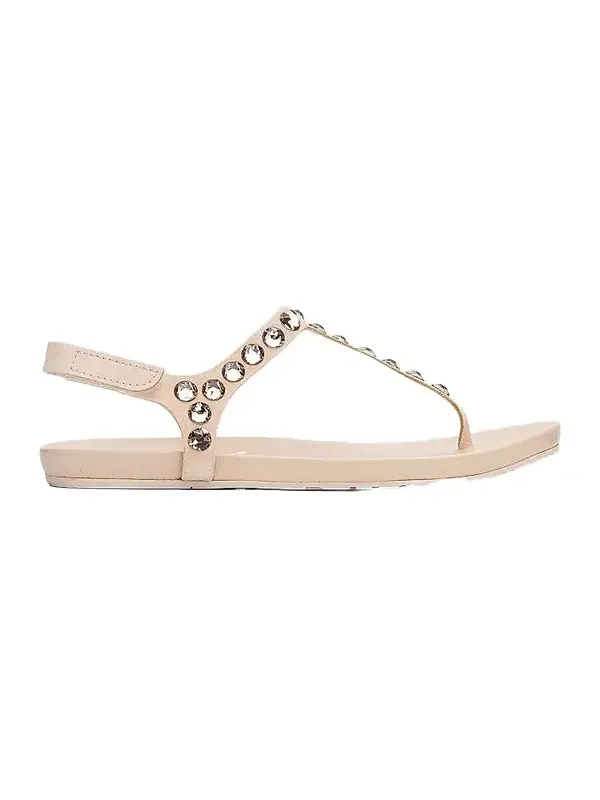 PEDRO GARCIA Women's Judith Crystal & Suede T-Strap Sandals