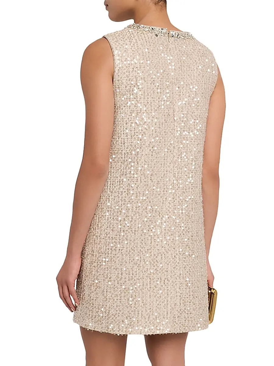 SACHIN & BABI Women's Uma Crystal-Embellished Sequin Minidress | Thumbnail 4 SACHIN & BABI Women's Uma Crystal-Embellished Sequin Minidress | Thumbnail 4