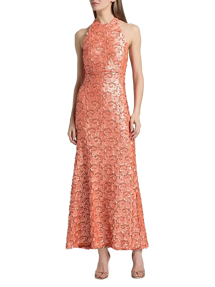Ramy Brook Women's Kinsley Floral Sequined Mini Dress | Thumbnail 3 Ramy Brook Women's Kinsley Floral Sequined Mini Dress | Thumbnail 3