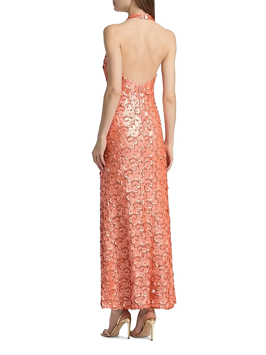 Ramy Brook Women's Kinsley Floral Sequined Mini Dress | Thumbnail 5 Ramy Brook Women's Kinsley Floral Sequined Mini Dress | Thumbnail 5