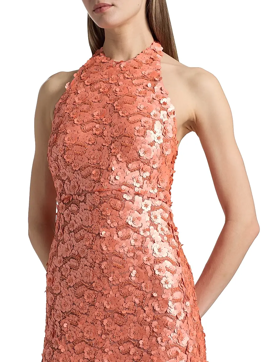Ramy Brook Women's Kinsley Floral Sequined Mini Dress | Thumbnail 6 Ramy Brook Women's Kinsley Floral Sequined Mini Dress | Thumbnail 6