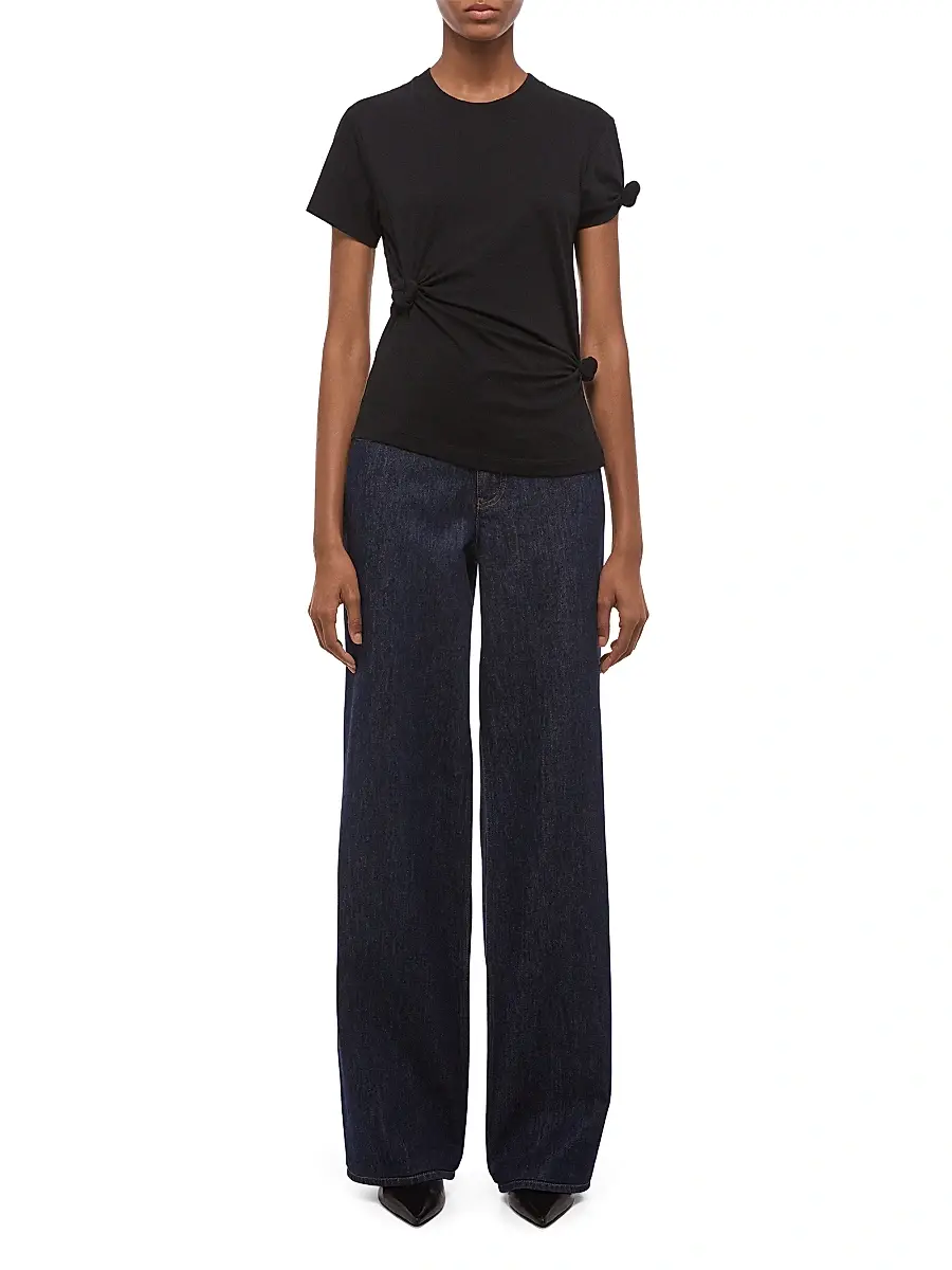 Helmut Lang Women's Knot Baby T-Shirt | Thumbnail 2 Helmut Lang Women's Knot Baby T-Shirt | Thumbnail 2